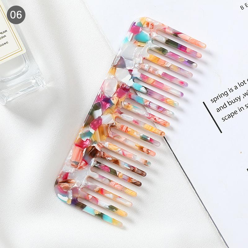 1 шт. корейский дизайн ацетатные расчески для волос цветная парикмахерская расческа щетка для волос