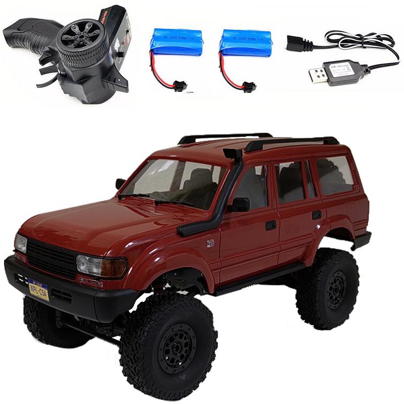 WPL C54-1 4WD 2.4G Внедорожник LC80 Машина на радиоуправлении RC Гусеничный Багги Движущаяся Машина Детские Машинки на Батарейках Подарок для Мальчиков