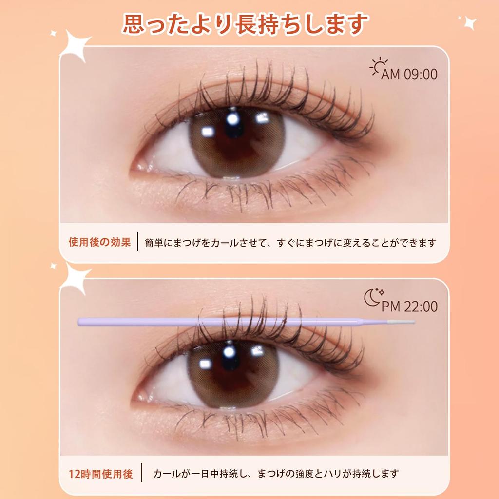 Lynlyulinger Eyelash Curler Highly Curl for More Attractive Includes White Push-Type Set, 2-Piece Set, Portable, Effective, Long-Lasting Bigger, Eyes,