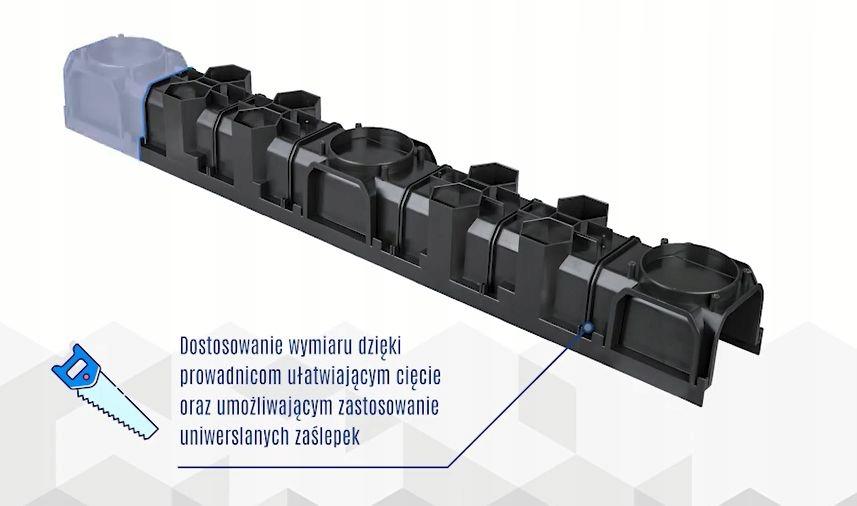 Linear Drainage A15 Channel H55 Plastic Grate