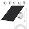Солнечная панель для камеры Ring Camera Водонепроницаемая солнечная панель зарядное устройство 5 Вт с 13-футовым кабелем для Ring Spotlight Cam/Plus/Pro Battery для Stick Up Cam/Pro Battery