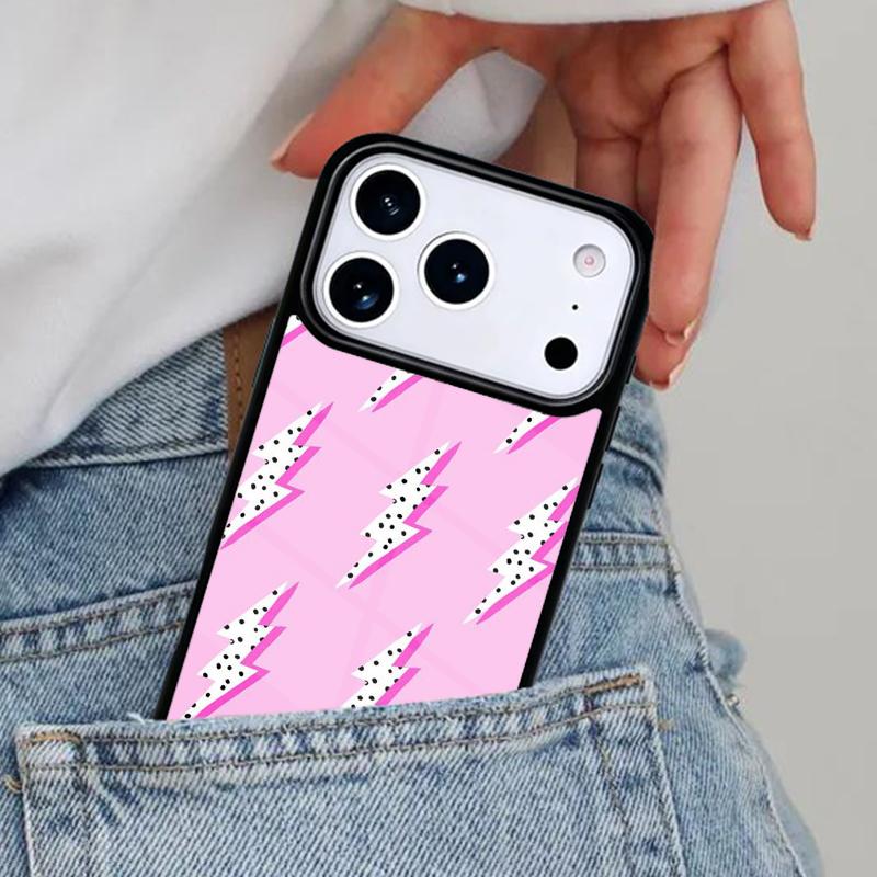 Lightning Bolt Pattern Phone Case for iPhone 17ProMax 12 13 14 15 16e 17 Pro Max Plus Air Cover