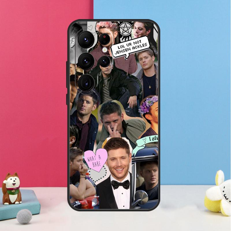 Сверхъестественное Чехол с Дженсеном Эклзом для Samsung Galaxy S25 S24 S20 S21 S22 S23 Ultra S9 S10 Plus S25 FE Задняя крышка