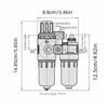 Pressure Regulator AFC2000 Pneumatic Filter Oil Water Separation Regulator Oil Water Two-piece Air Filter Plastic