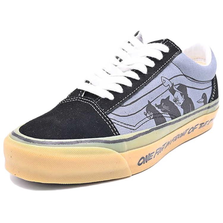 Yusuke Hanai x Vans Old Skool 36 LX Шаг за шагом Унисекс Кроссовки Black Stormy-Weather VN000D56BN5