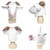 Animal Goat Latex Mask With Whimsical Design For Costume Parties And Holiday Events