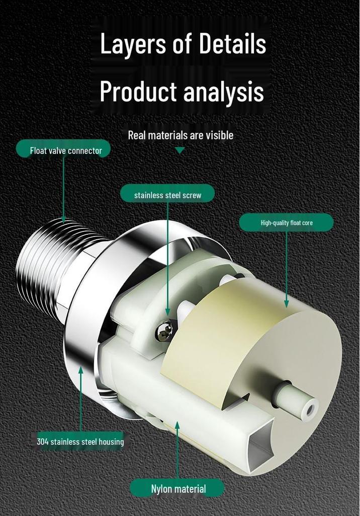 304 Stainless Steel Automatic Float Valve for Water Level Control