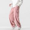 Autumn Casual Men's Pants Korean Version Corduroy Solid Color Overalls Street Wide-leg Pants Trend Large Size All-match Pants