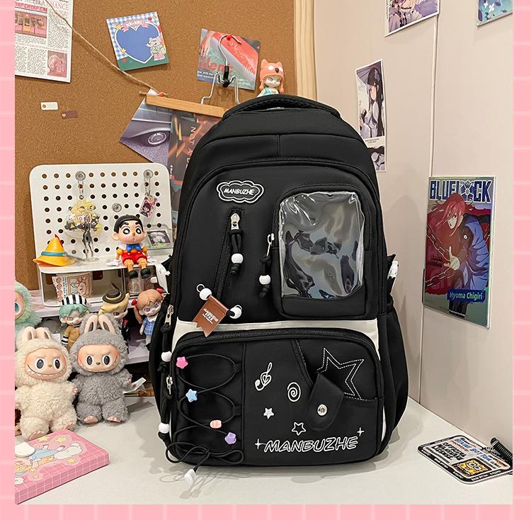 Прозрачный рюкзак Ита большой вместимости, износостойкий, для девочек-подростков