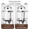 Feidisi Electric Stainless Steel Buffet Beverage Dispenser
