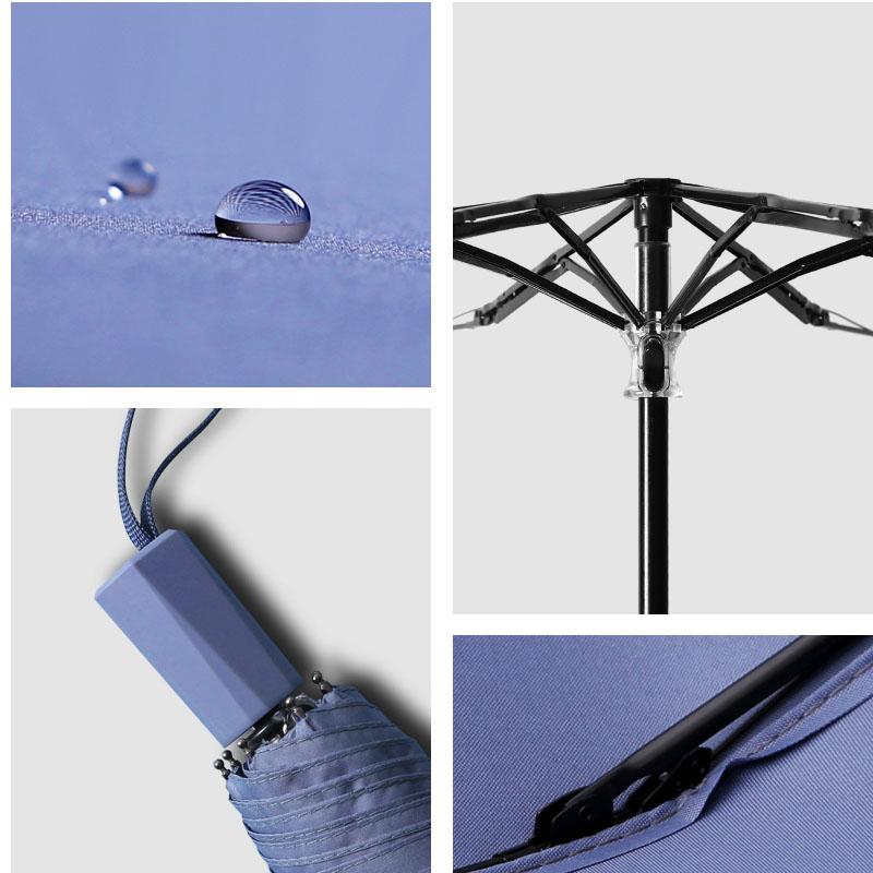 8 Ribs Mini Rain Umbrella Anti UV Sun Umbrella Rain Windproof Light Folding Portable Umbrellas for Women Men Children