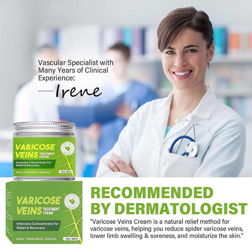Крем для успокоения вен, крем для восстановления ног, улучшает кровообращение и питает гладкую кожу