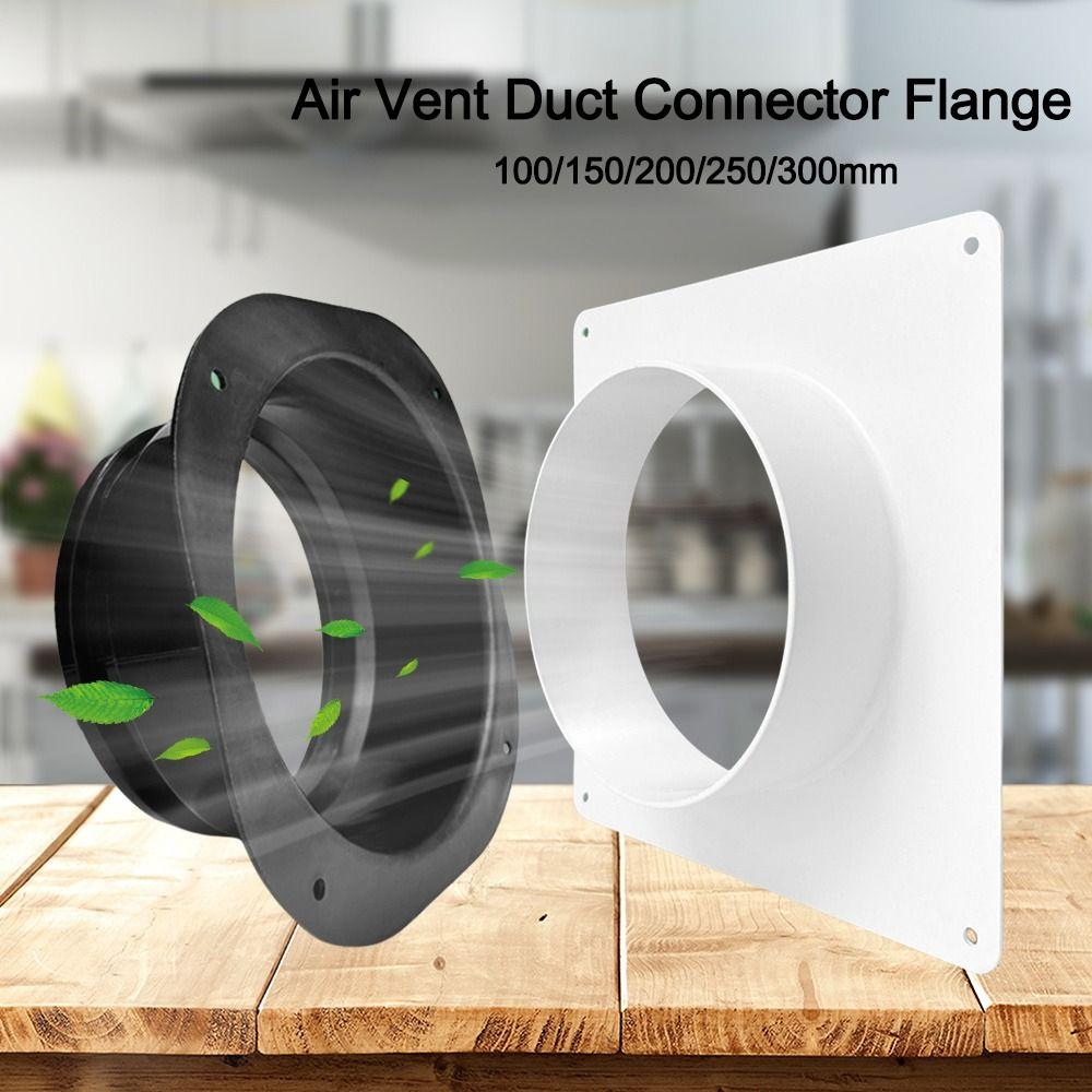 Plastic Vent Pipe Adapter Flange Connector Wall-mounted Ducting Tool Exhaust Pipe Joint Easy Installation