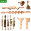 Tcare Новый деревянный массажер для живота Многофункциональный фитнес-ролик Палка Инструмент для расслабления мышц Тело Антицеллюлитный Массаж талии Взрослый