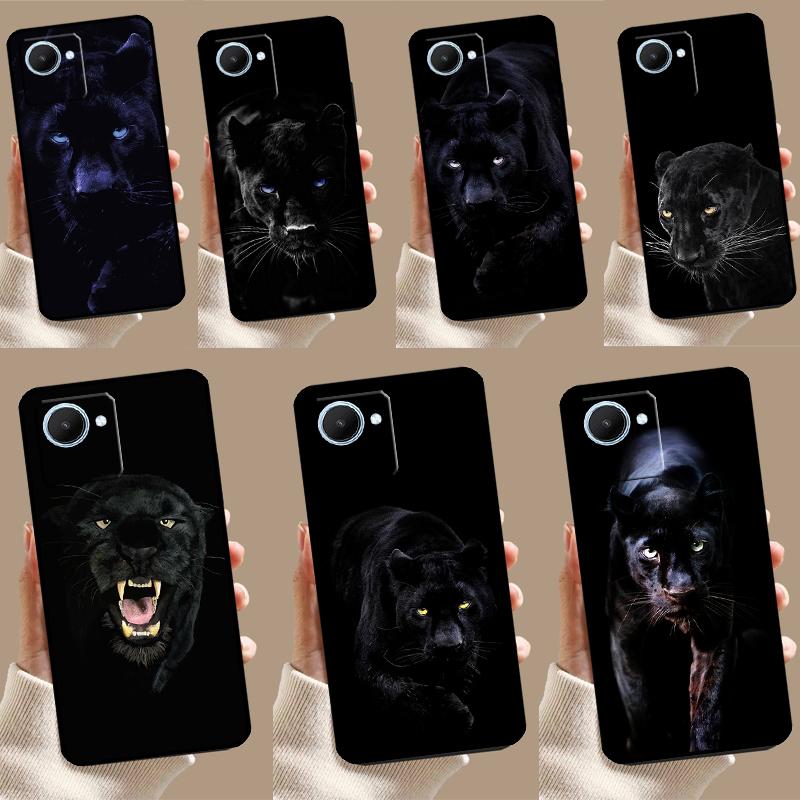 Животное Пантера Для Realme C55 C53 C67 C51 C35 C33 C31 C30 C25s C21Y GT Neo 6 5 9 10 11 12 Pro Plus Чехол