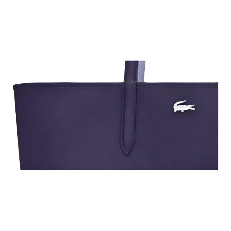Lacoste Классический Логотип Мода Простая Сумка-тоут Покупки Наплечная сумка Женские сумки-тоут Фиолетовый NF2142AA-R38