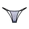 Womens See Through Mini Thongs Lace Mesh Sheer G-String Ultra-thin Panties