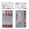 Bowknot Flower 3D Acrylic Nail Charms Sweet DIY Manicure Tools Nail Parts Kits  for Nail Art