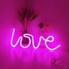 LED Neon Light Novel Fancy Light LOVE Wine Glass Butterfly Flamingo Note Shape Lights Internet Celebrity Holiday Decorative Lamp