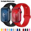 Силиконовый ремешок для Apple Watch 44 мм 45 мм 40 мм 41 мм 42-38 мм 45 мм спортивный браслет iwatch 8 7 6 5 4 3 SE 9 Ultra 2 49 мм 2028