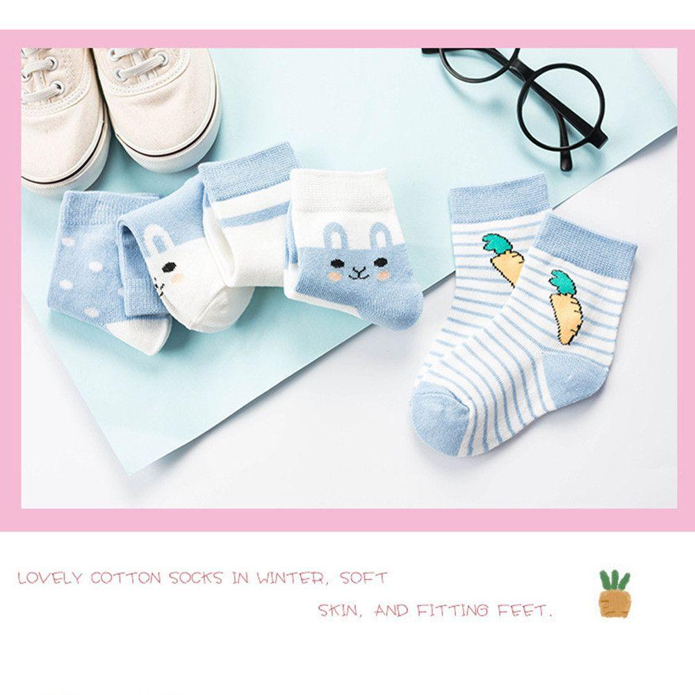 Cozy 1-3-6 Years Old Cute Cotton Short Socks Boys and Girls Baby Newborn Baby Socks