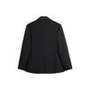 Zara Однотонный однобортный полосатый костюм для мужчин, черный 06536833800-33