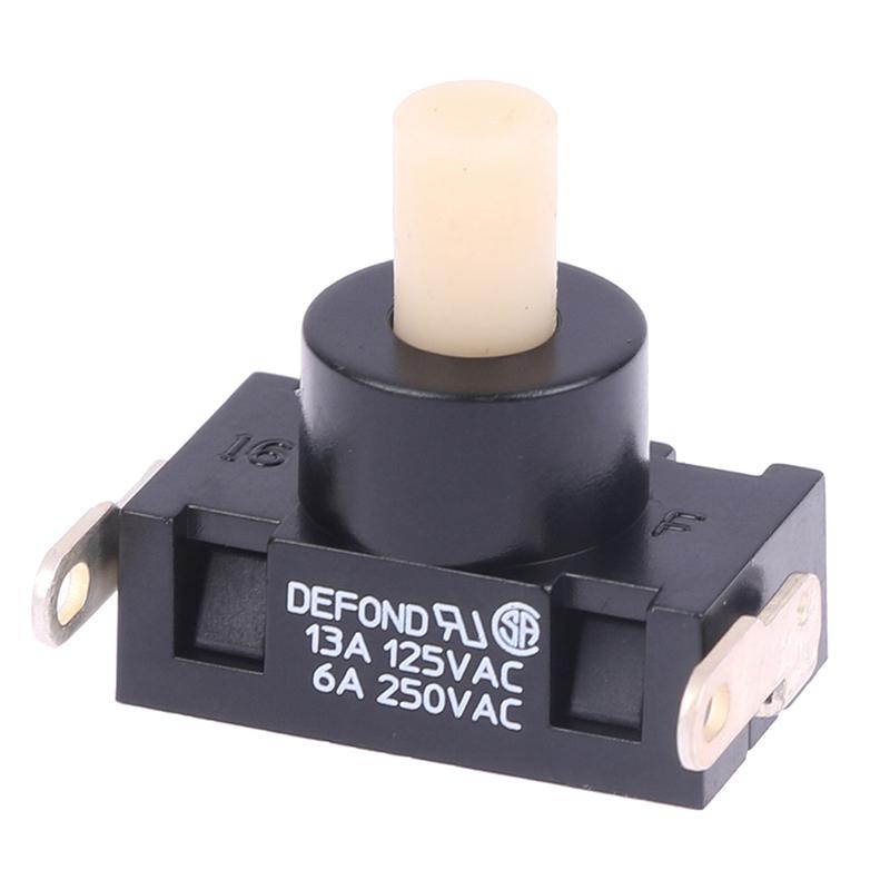 NEW DPC-1114 Self-Locking Power Button Switch For High Power Vacuum Cleaner Parts 250VAC 6A