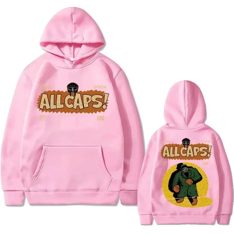 Madlib Doom Printed Hoodie Pullover Singer Madvillain Mf Doom Amazing Hoodie Men's and Women's Hip Hop 2D Sportswear