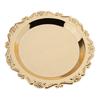 Сервировочная тарелка для десерта, золотое блюдо, витрина с фруктами, товары для дня рождения, 20 см