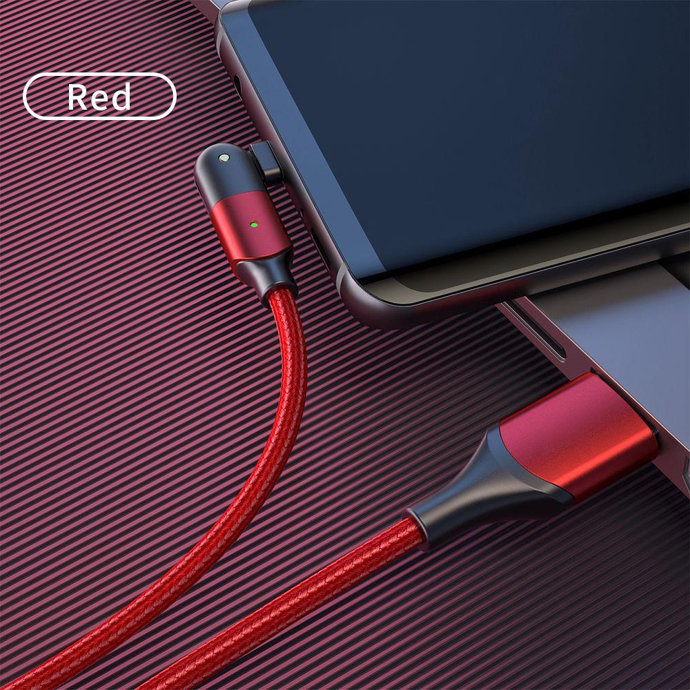 ROCK Поворотный на 180 градусов кабель для быстрой зарядки, кабель Micro USB Type C, провод для мобильного телефона Type-C для iPhone IOS