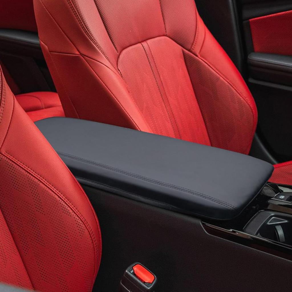 TOPTALL 2025 2026 Camry Center Console Cover Compatible With 2025 2026 Toyota Camry (LE/SE/XLE/XSE) Accessory, PU Leather Armrest Box Lid Protector