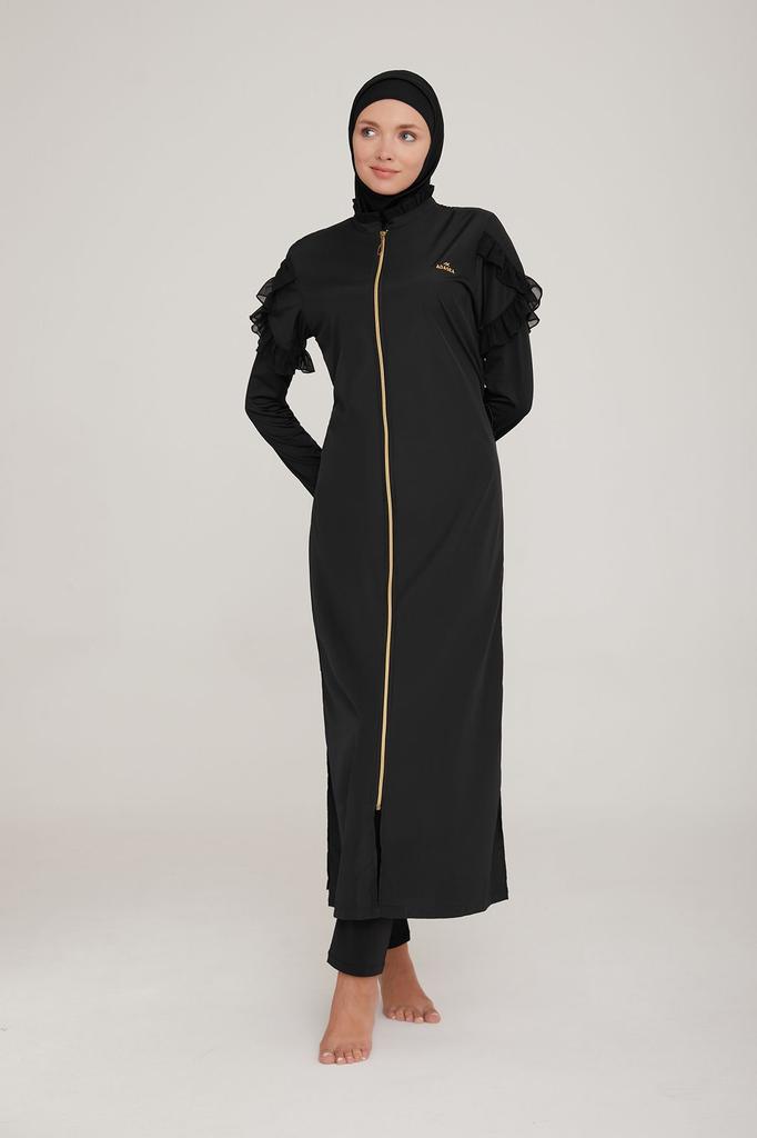 Женский Мусульманский Скромный Исламский Полный Чехол Буркини Пляжный Купальный Костюм Купальники Хиджаб Пляжная Одежда Купальник 