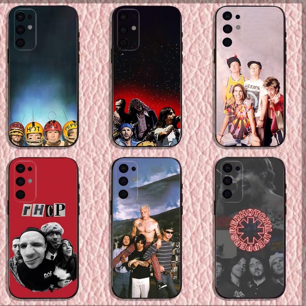 R-Red Hot C-Chili Peppers Чехол для телефона для Samsung S25, S24, S21, S22, S23, S30, Ultra, S20, Plus, Fe, Lite, Note, 10, 9, 5G Черный чехол