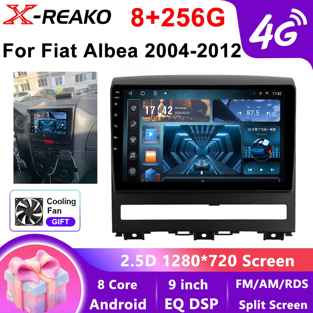 Android 13 Car Radio For Fiat Peron 9 2009 Idea 2011 - 2014 Navi Head Unit QLED GPS Multimedia Player DSP Wireless Carplay Auto