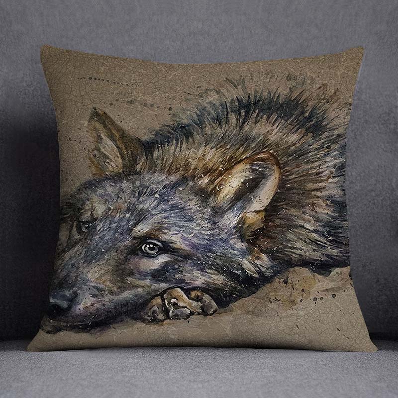 Африканские животные и звери, украшение для дома, наволочка, квадратная наволочка, украшение для дома и офиса, наволочка