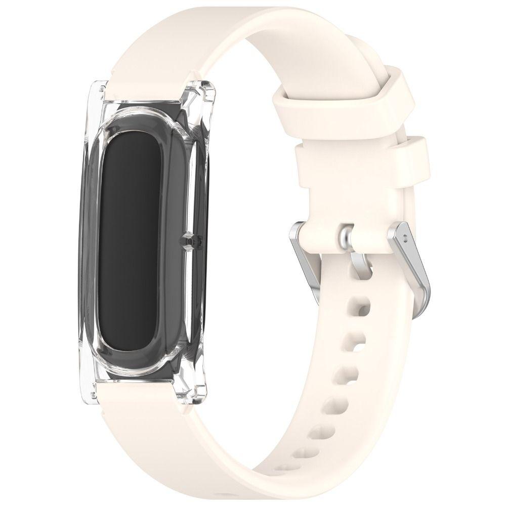 Clear Case Silicone Loop Watchband Strap Bracelet for Google Fitbit Air Smart Band Accessories