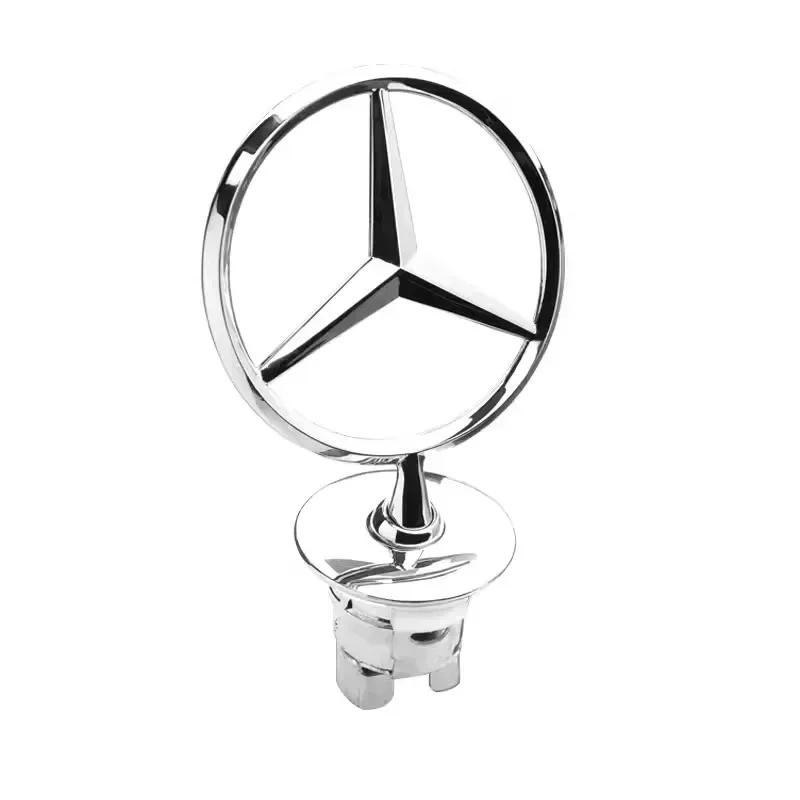 Новый Для Mercedes Benz Сплав Цинка Значок-Эмблема На Капот Автомобиля Аксессуары Для Mercedes Benz AMG W213 W223 W240 W212 W222 W221 W21