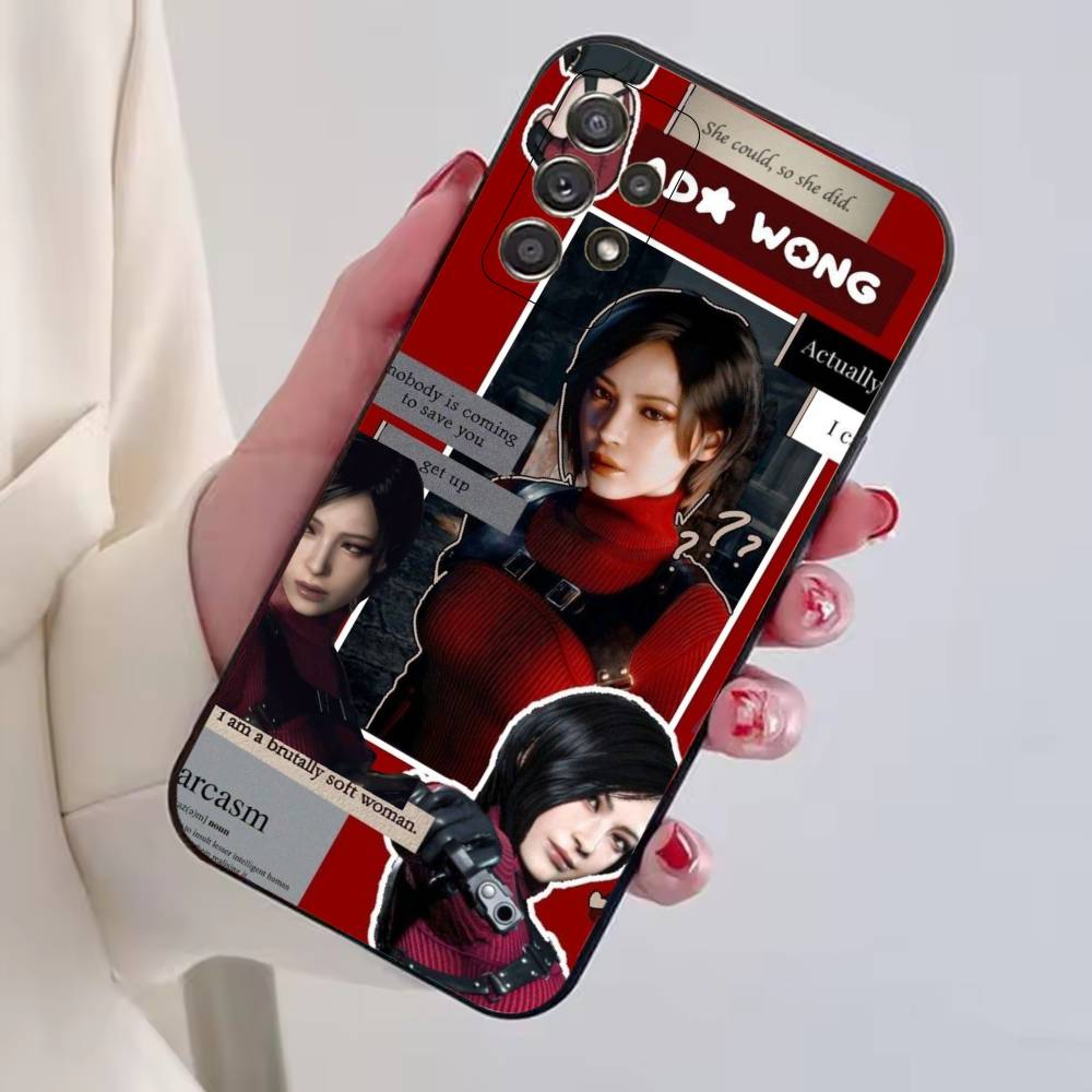 Чехол для телефона R-Resident Ada wong E-Evils для Samsung S25,S24,S21,S22,S23,S30,Ultra,S20,Plus,Fe,Lite,Note,10,Черный