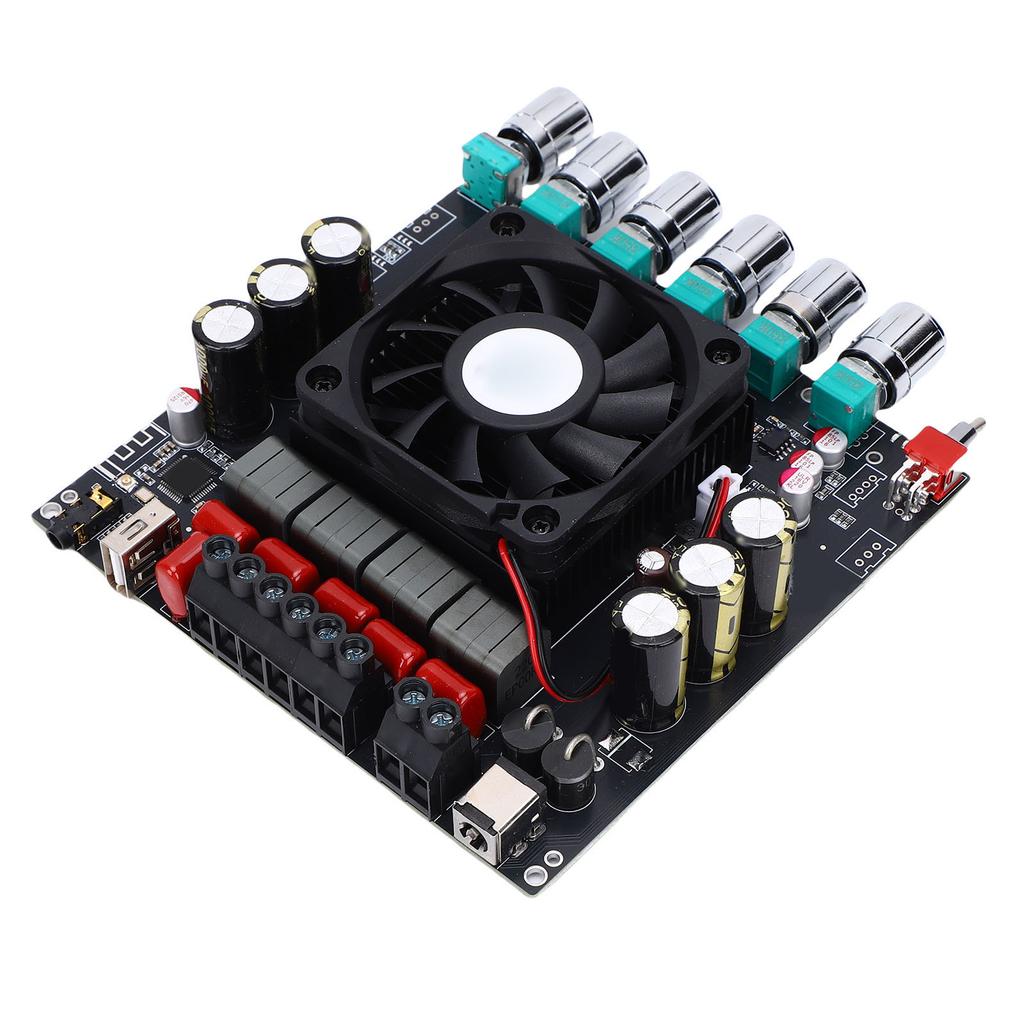 2.1 Channel Bluetooth Audio Amplifier Board 200Wx2+400W High Low Pitch Adjustment Digital Audio Amp Board for Home