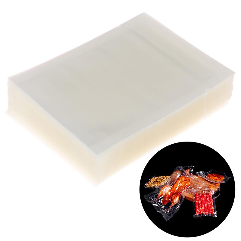 100 шт./лот, бытовой пищевой прозрачный вакуумный упаковщик, упаковочная машина, пакеты для запечатывания