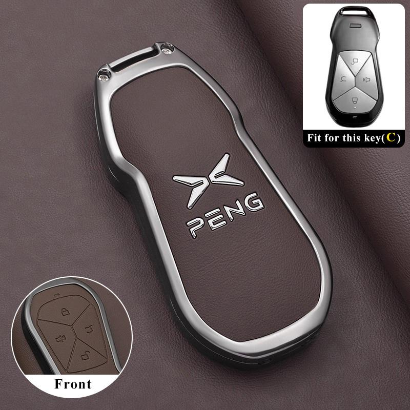 Чехол для ключа автомобиля для Xpeng Xiaopeng G6 2025 2026 Автомобильный Стайлинг Брелок Пульт Дистанционного Управления Декоративная Обложка Чехол Держатель Кольцо Аксессуары для Брелока