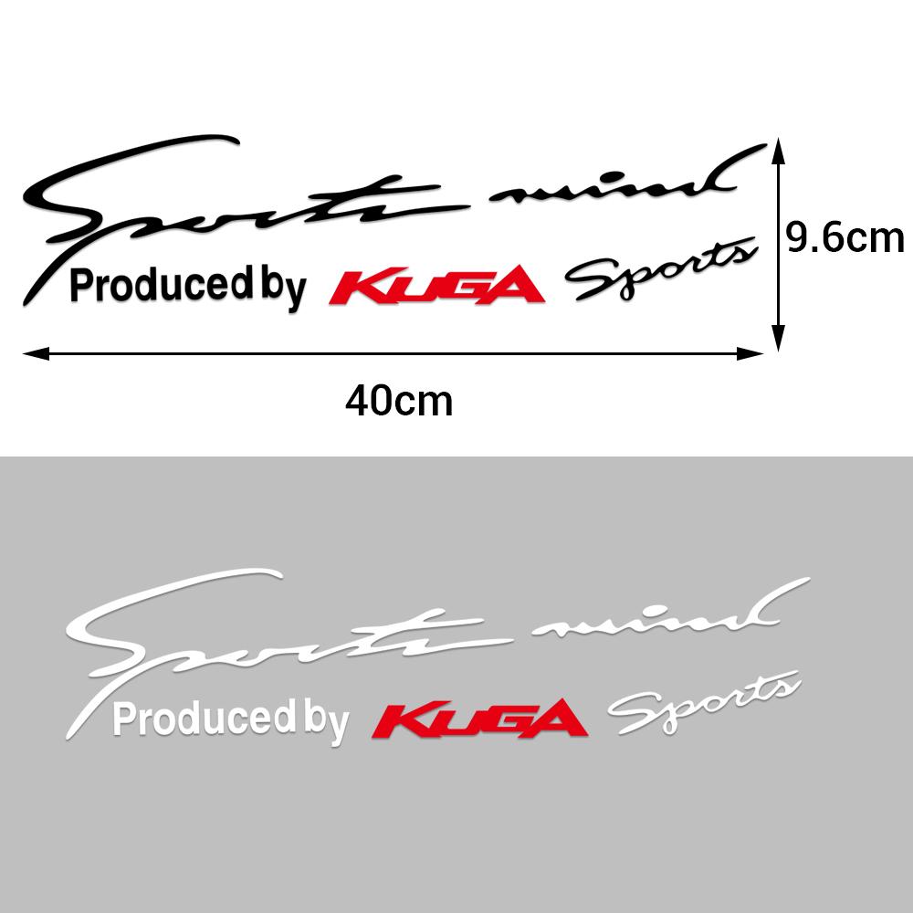 GDZJ3 Vinyl Car Logo Headlight Eyebrow Sticker Decor Accessories Auto Styling For Ford Mustang Focus Kuga Mondeo Fiesta Escape Edge