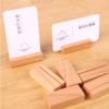 3SLIFE Подставка для ценников Держатель для карт Зажим для карт Деревянный держатель для ценников (10 кусочков)