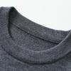 Hengyuanxiang Men's Machine Washable Round Neck 100% Wool Pullover Sweater
