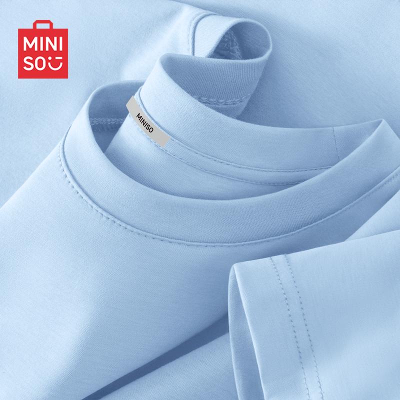 MINISO Мужская футболка с коротким рукавом из ледяного шелка, быстросохнущая