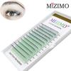 Color Grafting False Eyelashes 0.07 8-15mm Yellow, Blue, Bicolor, Bright Personality and a Few Hairs Extension Tool