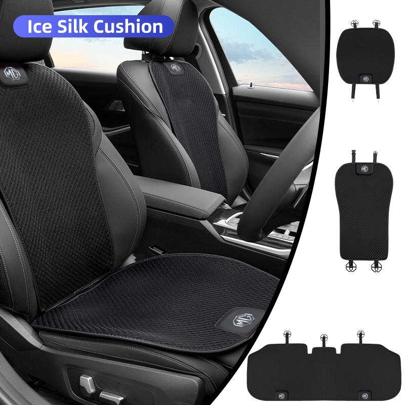 Car Seat Cushion Summer Cool Cushion Ice Silk Seat Cover Car Front Rear Seat Cushion For MG 6 3 5 TF ZR ZS HS GS GT RX5 350 550 csh1