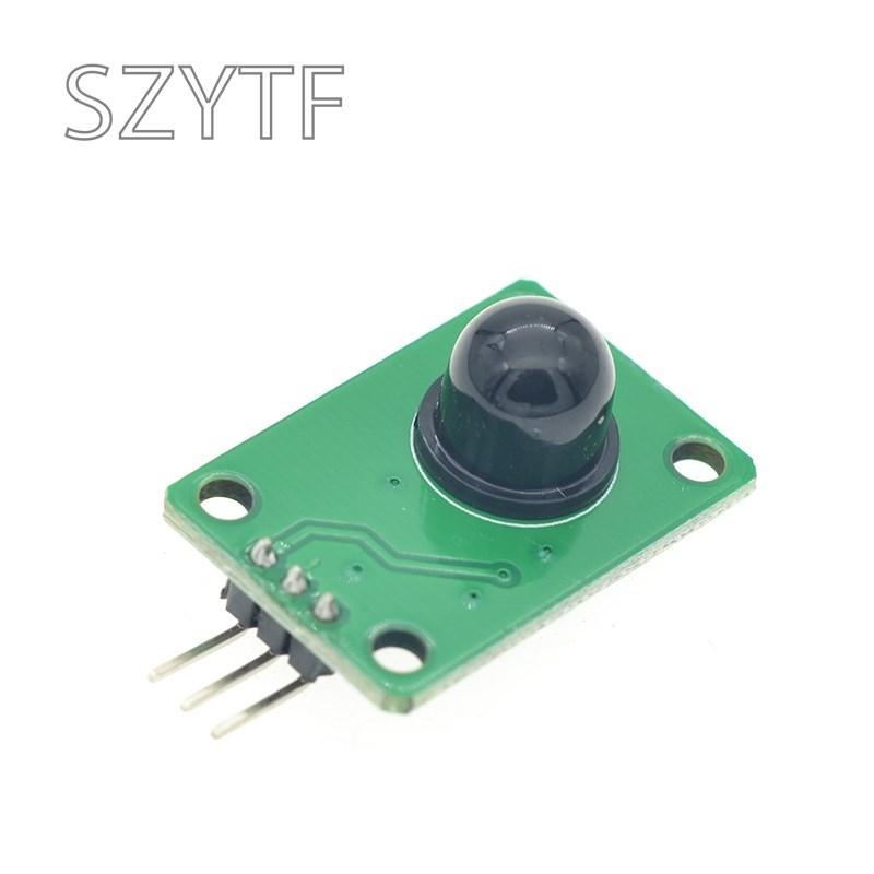 PIR-сенсорный элемент D203S, пироэлектрический инфракрасный детектор с черной линзой Френеля 011050, для обнаружения движения, управления освещением