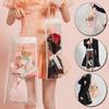 10pcs New Transparent Bouquet Gift Bag Party Supplies Decoration Flowers Wrapping Bag With Handle Birthday Gift Bag Gift