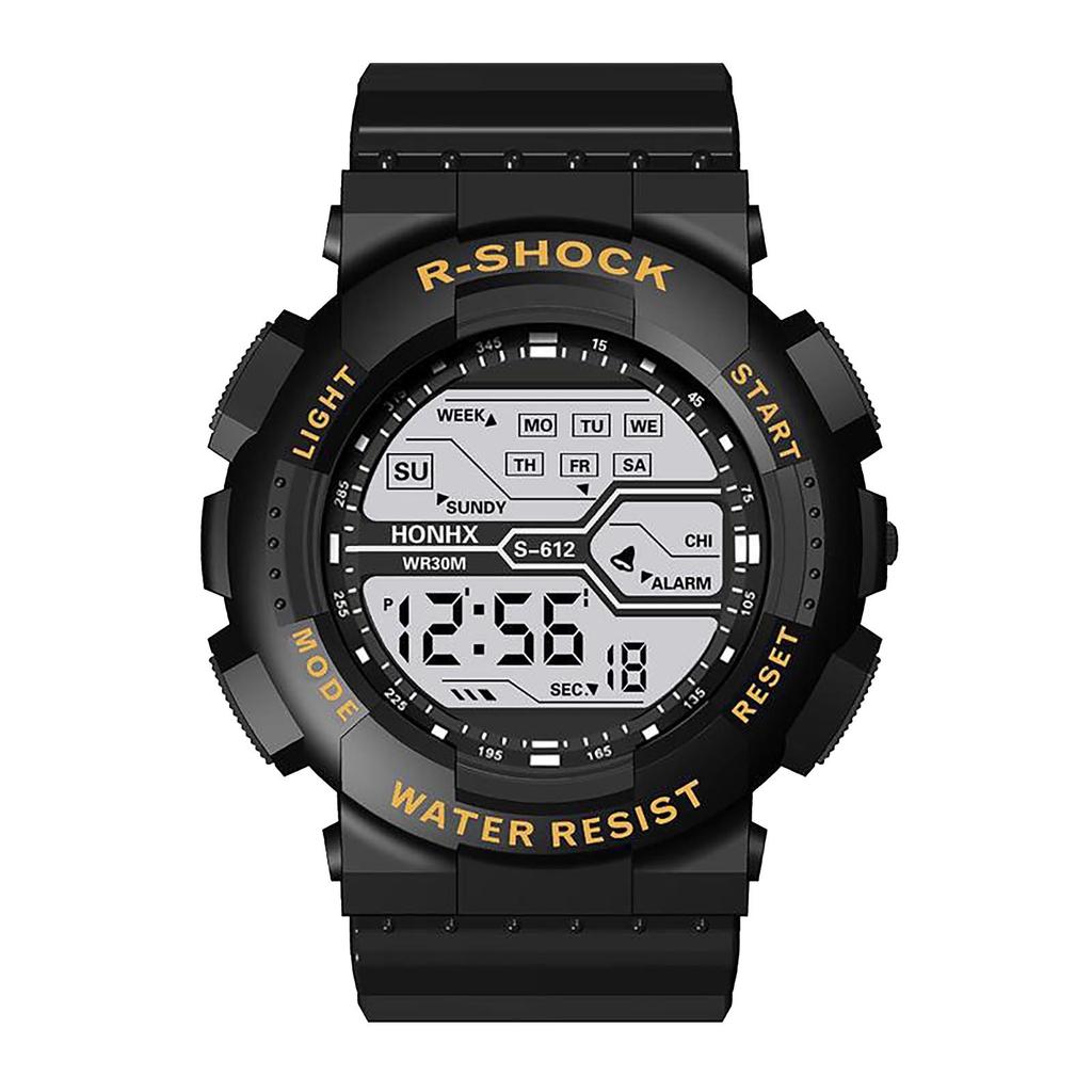 H-onhx Led Digital Watch A Variety Of Styles Of Cool Sports Electronic Watches With 4 Buttons Life Waterproof Watch